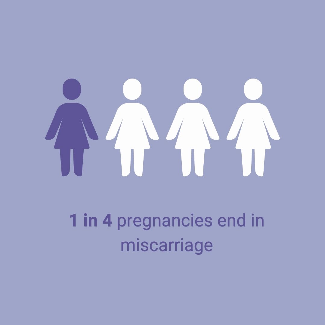 1 in 4 Pregnancies End in Miscarriage 